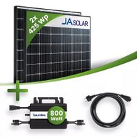 850Wp Balkonkraftwerk 2x 425 W JA Solar bifazial Black Frame Nordrhein-Westfalen - Rheinbach Vorschau