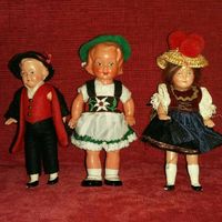 aus Nachlass ! 3x alte Puppen Trachtenpuppen Püppchen Top ! Niedersachsen - Hoya Vorschau