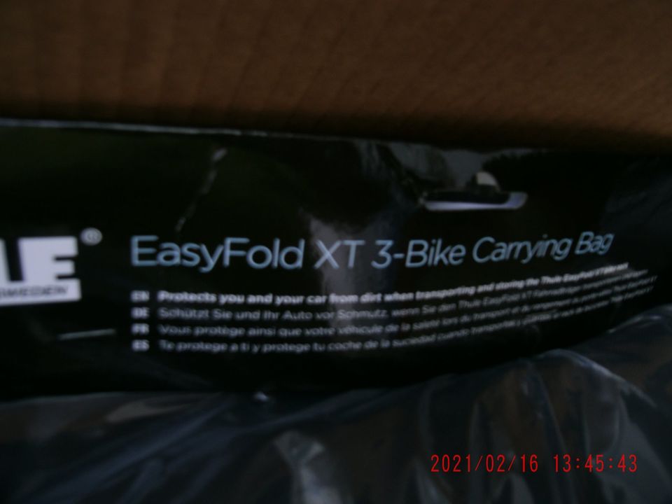 BLACK EasyFold XT3 Fahrradträger B3 Easy Fold THULE 934 934101 in Gau-Algesheim