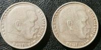 2 x DR Silber Münze 5 Reichsmark Mark 1936 D Hindenburg Münze 53 Schleswig-Holstein - Flensburg Vorschau