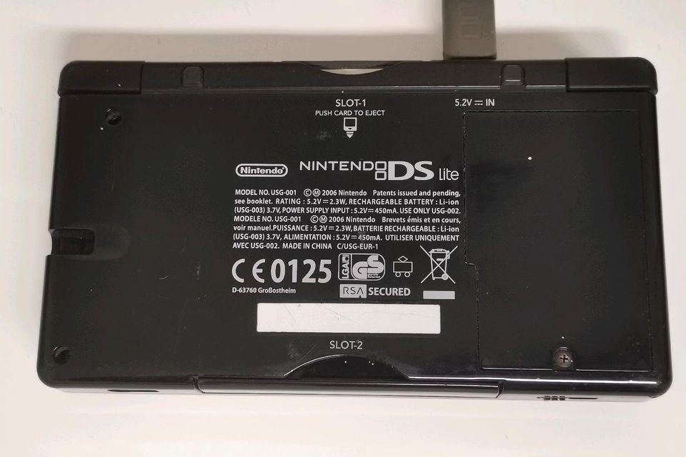 Nintendo DS Lite schwarz in Neuss