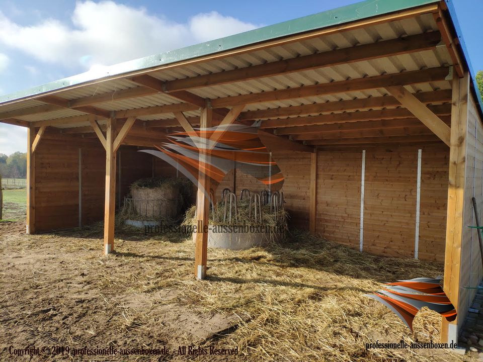 Pferdeunterstand - Weidehütte, Offenstall, Laufstall pferd, in Kolbingen