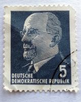 DDR, Walter Ulbrich, 5 Pfennig, blau Nordrhein-Westfalen - Lippstadt Vorschau