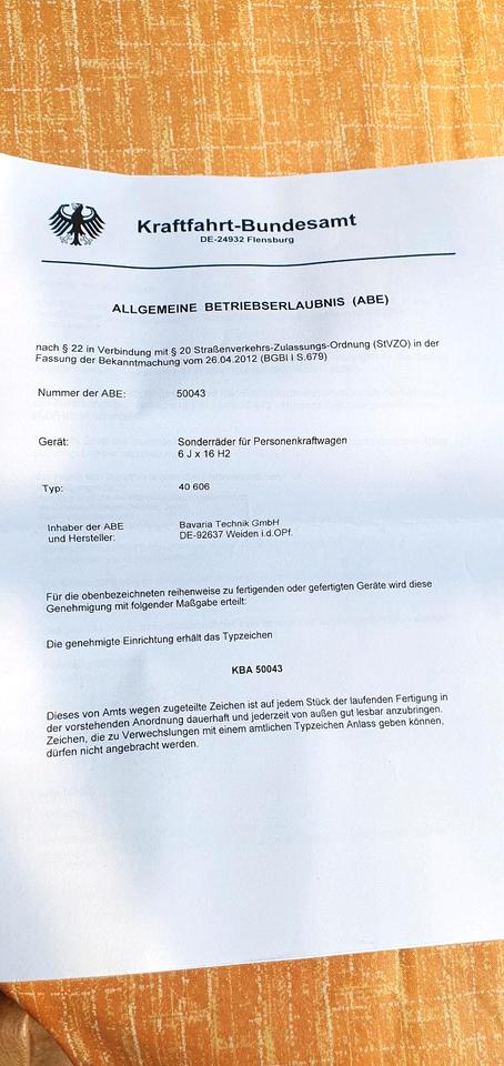 Alufelgen Honda 6Jx16H2 16 Zoll Leichtmetall Räder Felgen in Werder (Havel)