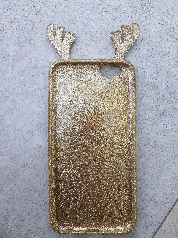 Handyhülle Iphone 6 Gold Elch Rentier Weihnachten in Korntal-Münchingen