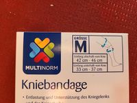 Neu: Kniebandage M von Multinorm - Medizinprodukt - grau-grün Baden-Württemberg - Mannheim Vorschau