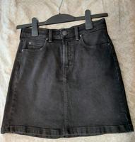Jeansrock mini LEE, schwarz, Größe W26, A-Linie Schleswig-Holstein - Eckernförde Vorschau