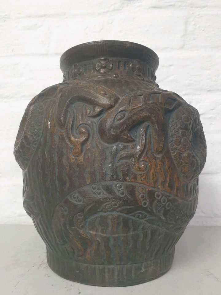 Keramik,Vase,antik,vintage,Schlange,gothic,celtic,viking,larp in Köln