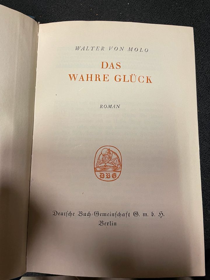 Buch Bücher alt Antiquität Roman Walter von Molo #198 in Markkleeberg