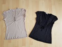 T-Shirt, gepunktet, Punkte, schwarz, beige, TOP, Gr. 34, je 5 € Baden-Württemberg - Mannheim Vorschau