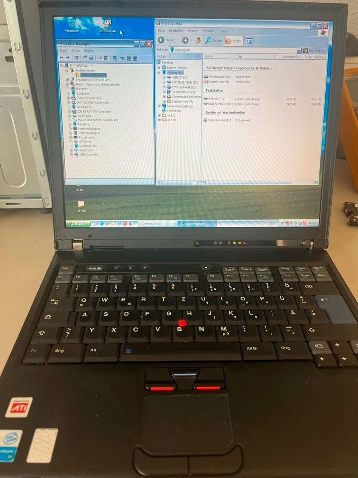 Lenovo Thinkpad "T43" im Originalzustand in Schkopau