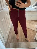 Stoffhose rot Karo Damen Gr 40 Janina top Zustand Brandenburg - Zehdenick Vorschau