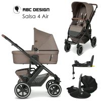 ABC-Design Salsa 4 Air - 4in1 Kinderwagen-Set - Nature Pure Edition - inkl. Babywanne + Sportsitz + Maxi-Cosi Pebble 360 Pro 2 + FamilyFix 360 Pro + XXL-Zubehörpaket - NEU Hessen - Fulda Vorschau