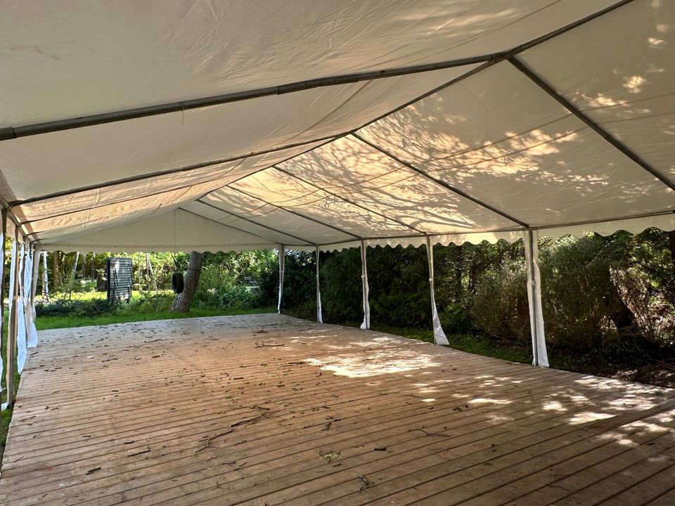 6x12m Zelt Festzelt mit Holzboden Hochzeit Eventzelt Zeltverleih in Oerlinghausen