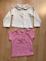 92 zwei Shirts: T-Shirt rosa & weißes Shirt Niedersachsen - Langenhagen Vorschau