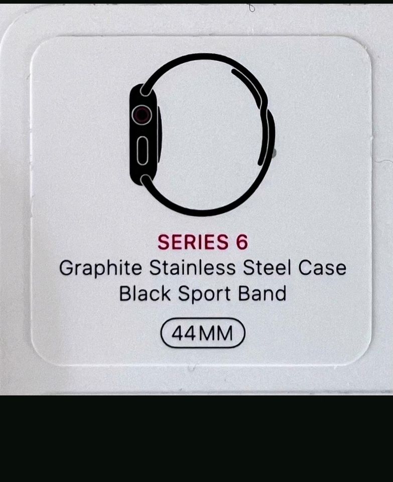 Apple Watch Serie 6 Edelstahl 44mm Cellular Smartwatch in Kirchdorf an der Iller