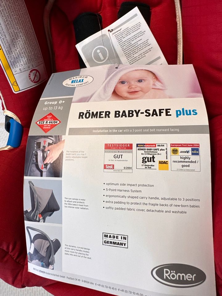 !neu! Römer Babysafe plus  unbenutzt in Triefenstein