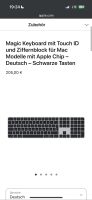 Apple Magic Keyboard mit Touch ID, Schwarz, QWERTZ Rheinland-Pfalz - Wallmerod Vorschau