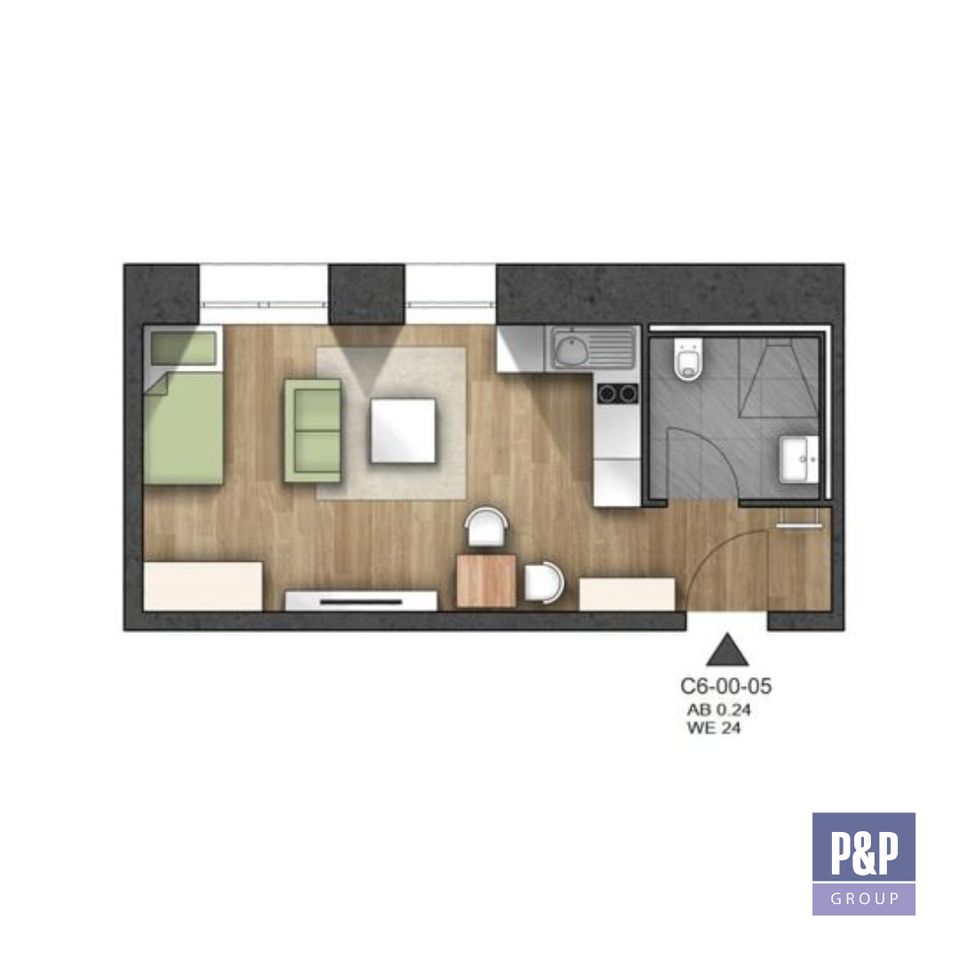 NEU Immobilie in Bamberg: 1-Zimmer-Wohnung Neubau, Wohnung kaufen in Bamberg