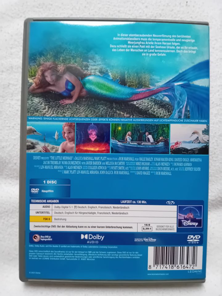 Neue DVD: Arielle. Die Meerjungfrau, von Disney. in Starnberg