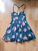 Abercrombie Kleid S blau mit Blumen Baden-Württemberg - Tübingen Vorschau