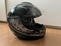 Motorradhelm Marke Held Gr. M 57-58 cm (schwarz mit Blumen) Baden-Württemberg - Niederstotzingen Vorschau