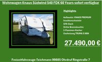 Wohnwagen Knaus Südwind 540 FDK 60 Years Vorführfahrzeug sofort verfügbar Thüringen - Ohrdruf Vorschau
