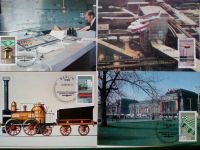 DDR Postkarten Briefmarken Maximumkarten Eisenbahn Zug Sachsen - Hohndorf Vorschau