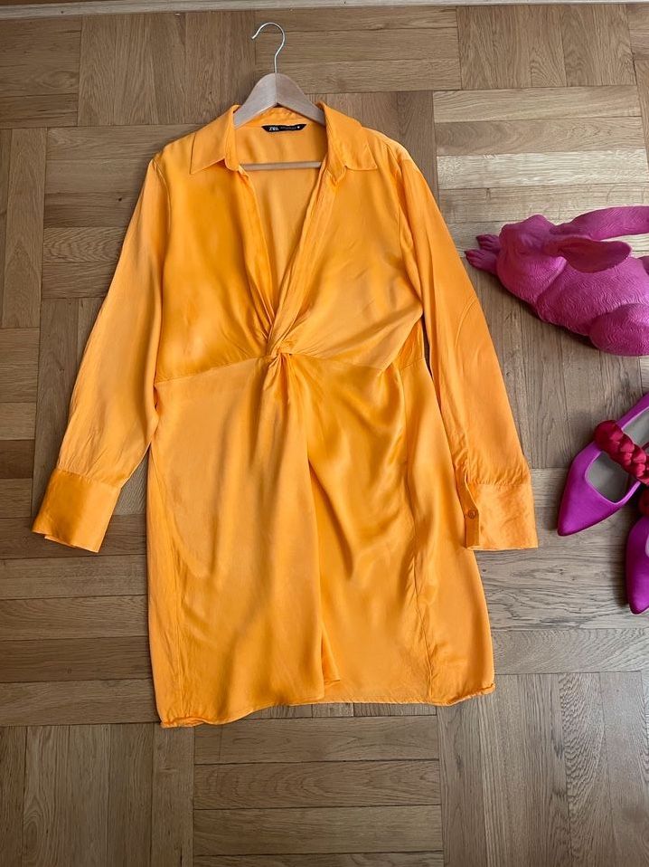 Oranges Kleid von Zara Gr.XXL (44) Nicht Mango Hallhuber in Bonn