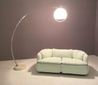 Design Bogen Steh Lampe von Guzzini Italy travertin 70er Nordrhein-Westfalen - Paderborn Vorschau