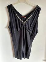 sexy VELVET A-Linien Top Damen Gr. XL, 42, Strass-Ausschnit grau Bayern - Veitshöchheim Vorschau