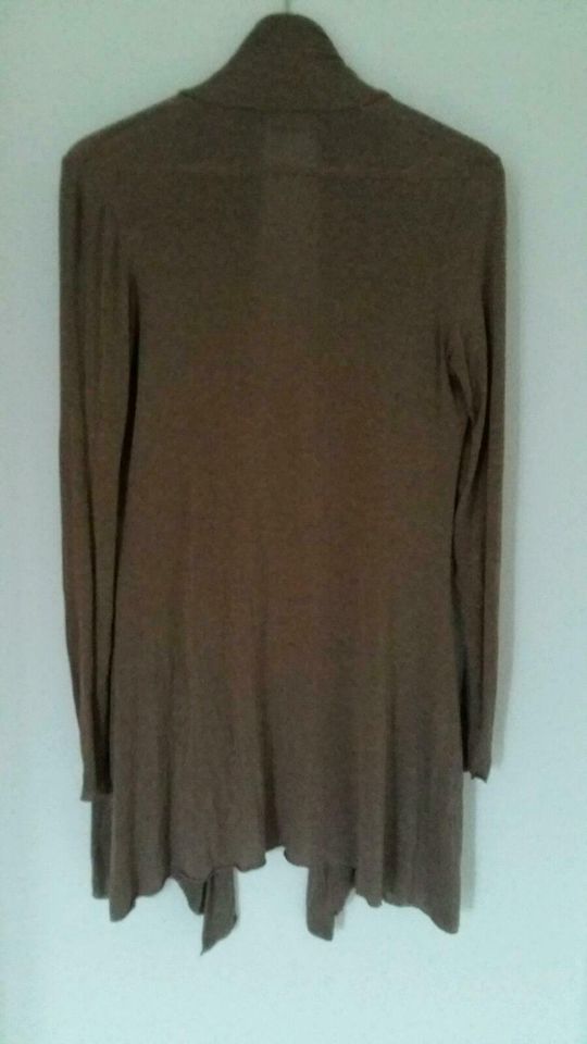 Cardigan, lange Weste von comma, taupe Gr. 34/36 wie neu in Hengersberg