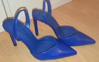 Bershka High Heel Sling Pumps, blau, Gr. 37, neuwertig Stuttgart - Feuerbach Vorschau