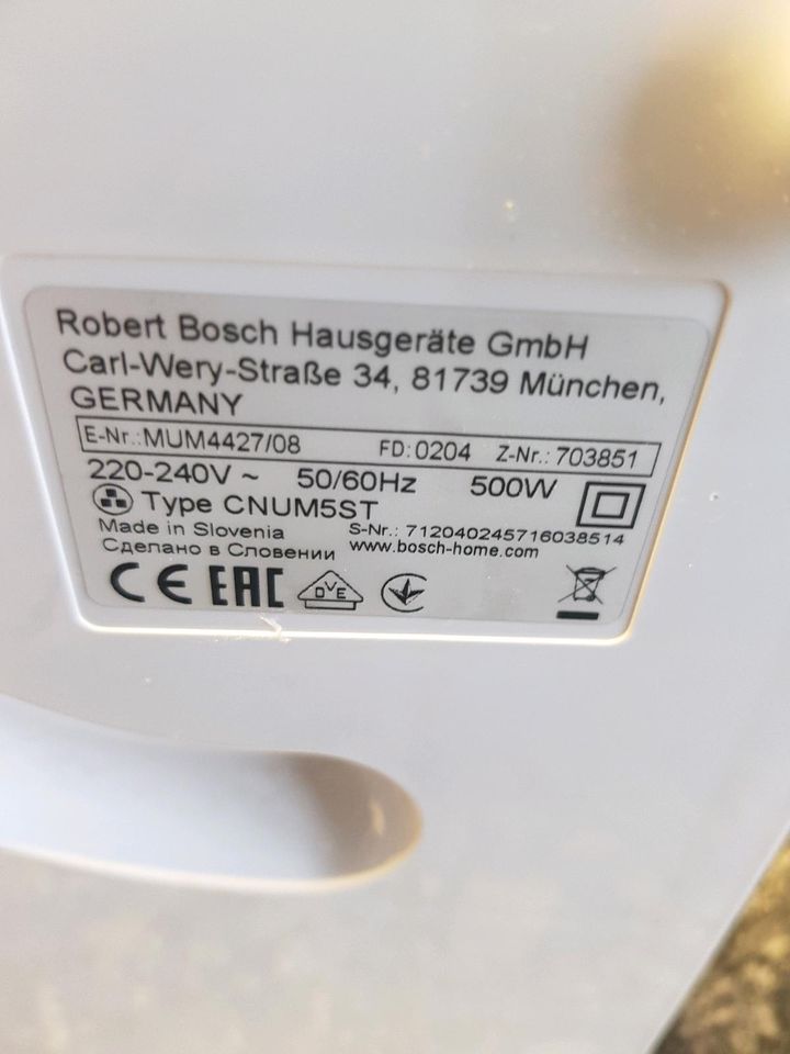 Universal-Küchenmaschine MUM 4427 Bosch in Schwedt (Oder)
