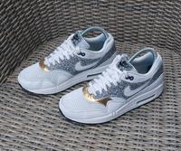 Nike Air Max 1, weiß/grau/gold, Gr. 39 Niedersachsen - Himmelpforten Vorschau