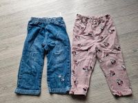 Jeans von H&M und Schnitzler, Gr. 86 (92), Minnie Mouse Baden-Württemberg - Karlsbad Vorschau