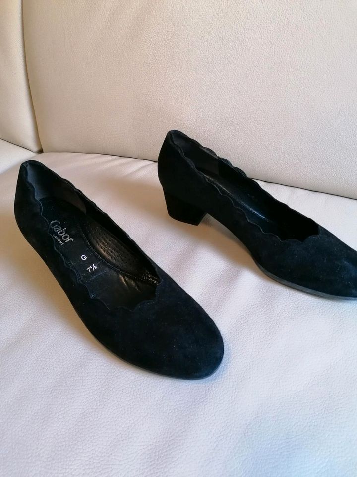 Gabor Comfort eleganter Pumps schwarz echt Leder in Hamburg