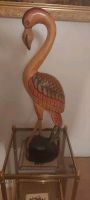 Holzfigur Holz Deko Vintage Antik Flamingo Vogel Kreis Pinneberg - Elmshorn Vorschau