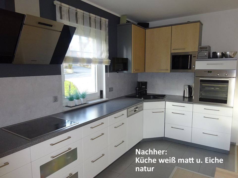 Jakobs Folientechnik - Küchenfolierung Vorher / Nachher #folierung