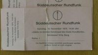 SWR (damals SDR) Konzert Baden-Württemberg - Rielasingen-Worblingen Vorschau