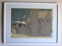 Robert Förch Alpirsbach Original Kunst Linolschnitt Bild Stadt Stuttgart - Stuttgart-West Vorschau