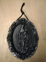 Madonna in Wachs, oval, schwarz/grau, 30 x 23,5 cm Nürnberg (Mittelfr) - Oststadt Vorschau