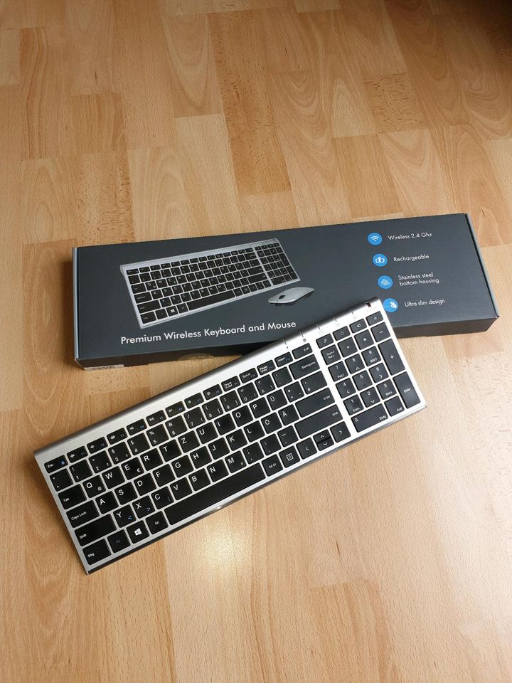 MEDION HW193 Designer Tastatur Edelstahl Slimline gebraucht TOP! in Soest