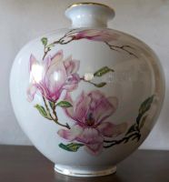 Heinrich Selb H & C Bavaria Vase Magnolie Goldrand Schleswig-Holstein - Sehestedt Vorschau