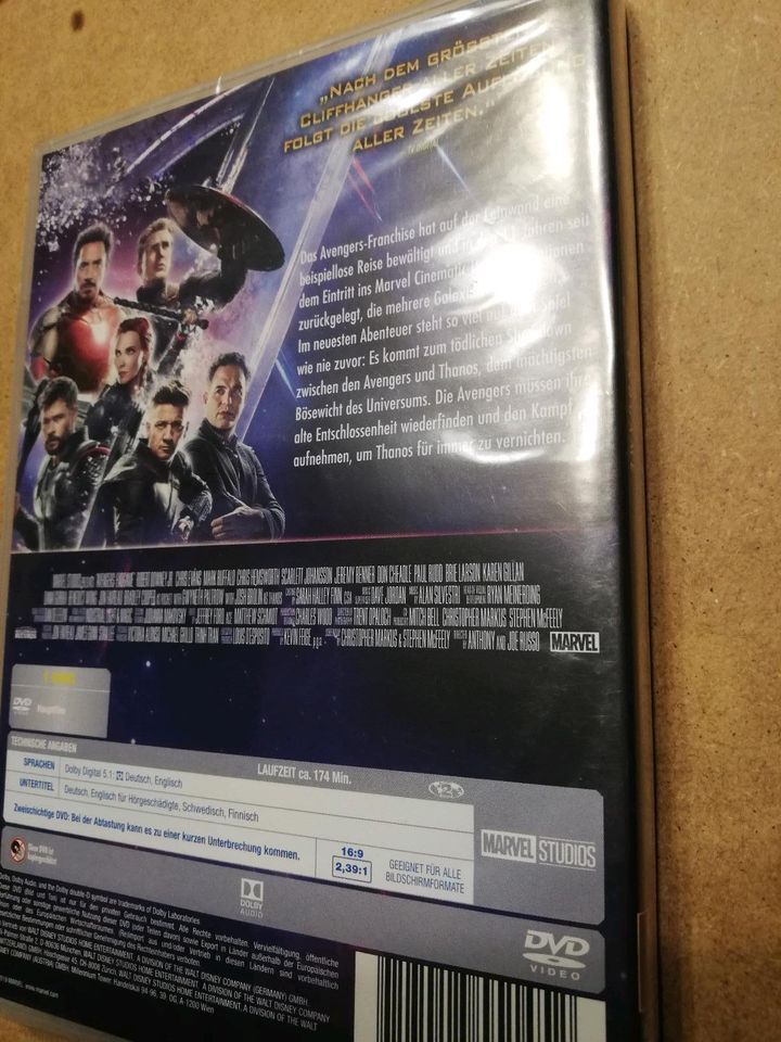 Neu DVD Avengers Endgame Walt Disney Studios in Hirschberg a.d. Bergstr.