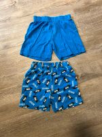 2 kurze Hosen Spiderman Batman blau 110/116 Nordrhein-Westfalen - Herscheid Vorschau