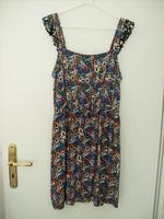 Schlupfträgerkleid schwarz-blau-bunt-geblümt von Next Aubing-Lochhausen-Langwied - Aubing Vorschau
