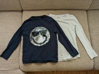 2 Longsleeves 128 / 134 blau und weiß Bonn - Dottendorf Vorschau