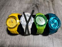Armbanduhr in den Farben gelb, weiß, grün und türkis Nordrhein-Westfalen - Petershagen Vorschau