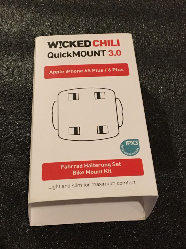 Wicked Chili Quick Mount 3.0 für IPhone 6 Plus/ 6s Plus in Lahr (Schwarzwald)